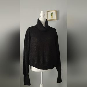 Sweater high neck  Worthington  black sparkle size XXL  Girls New  Confortable